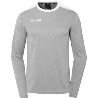 Maillot Emotion 27 LONGSLEEVE - Gris chiné - ENFANT