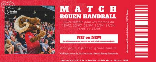 Abonnement Adulte N1F saison 23/24